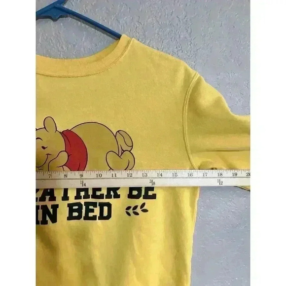 Disney’s Juniors' Rather Be In Bed Pooh Sweatshirt Size XS - Picture 9 of 9